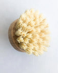 Natural Bamboo Pot & Dish Brush With Replaceable Head