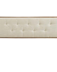Collins Tufted Queen Fabric and Wood Headboard