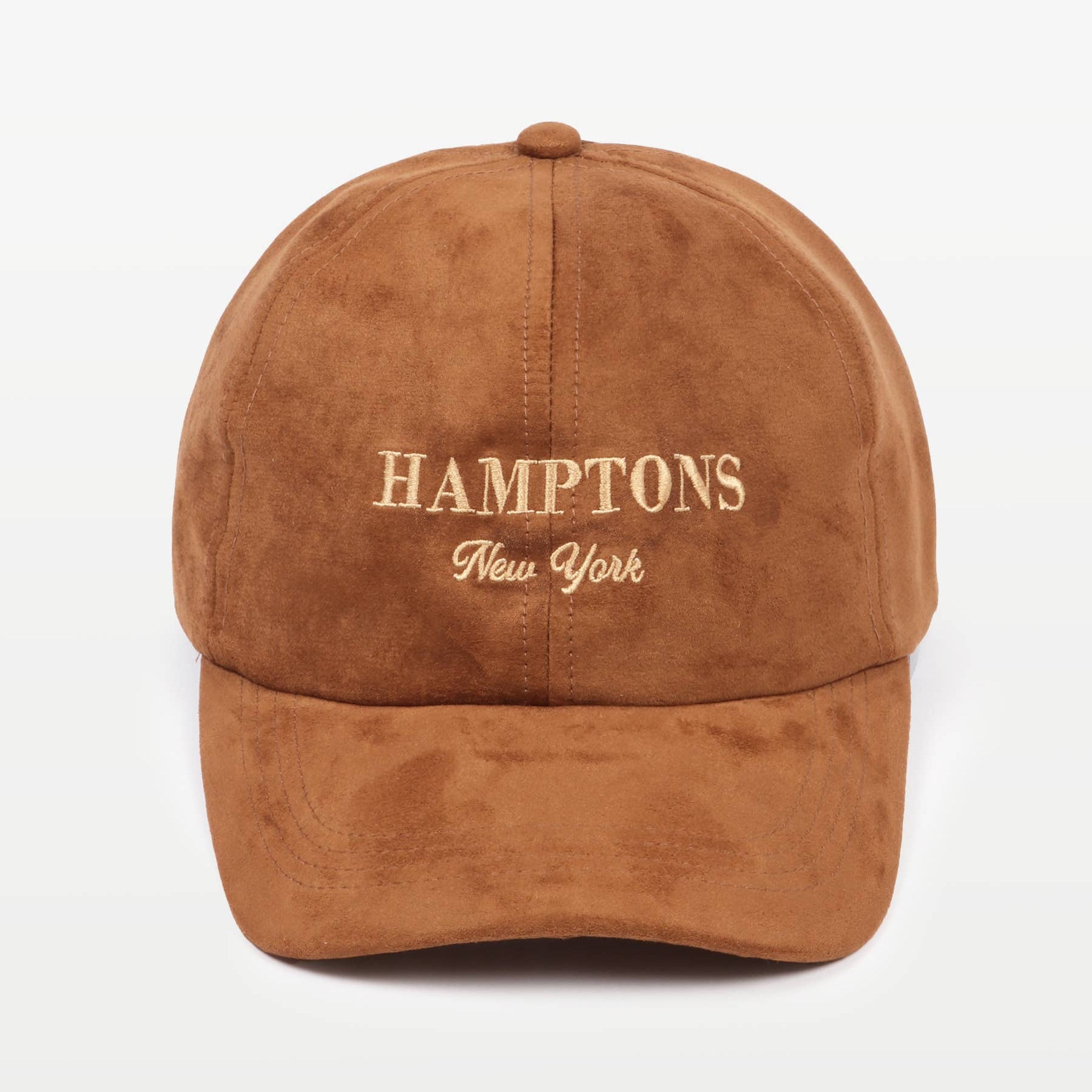 Hamptons Suede Baseball Cap
