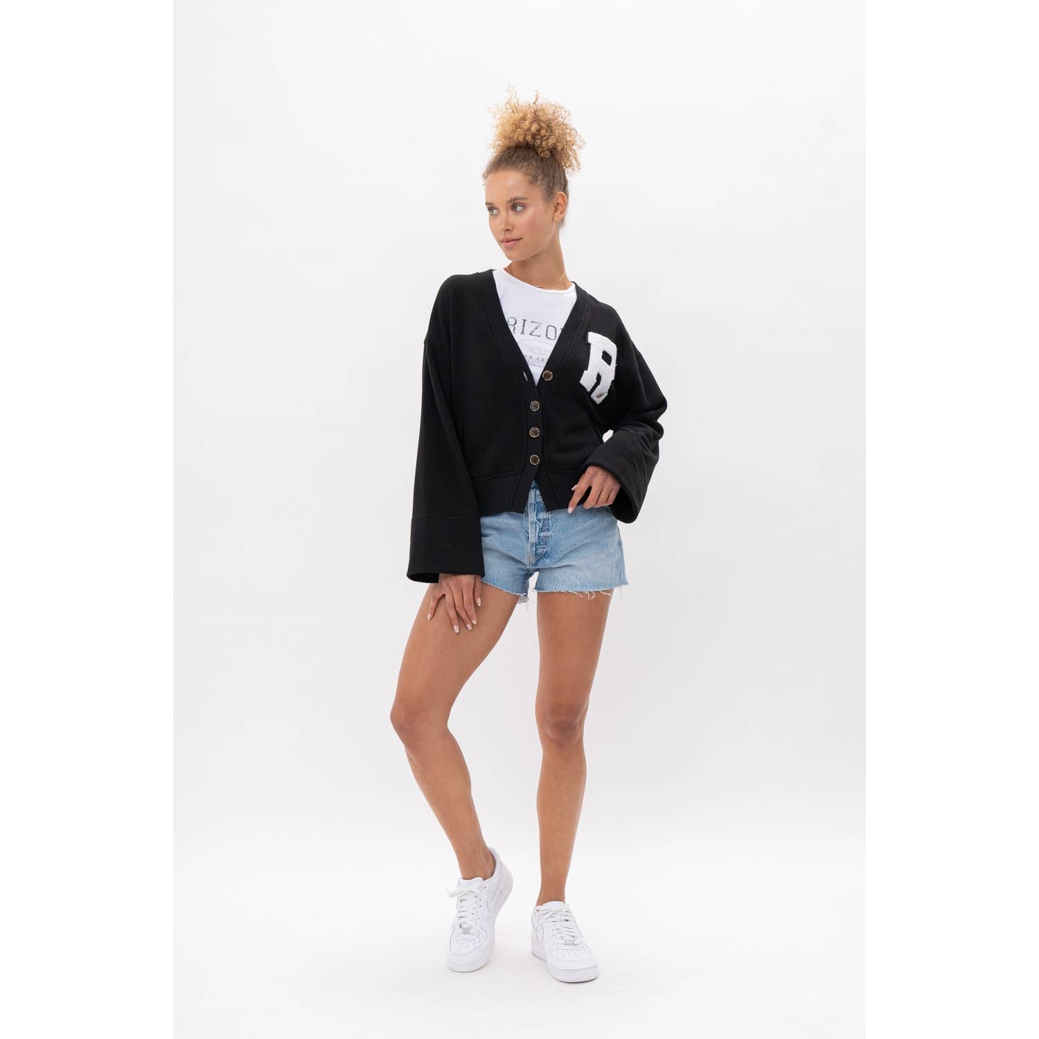 Soft Fleece R Patch Cardigan
