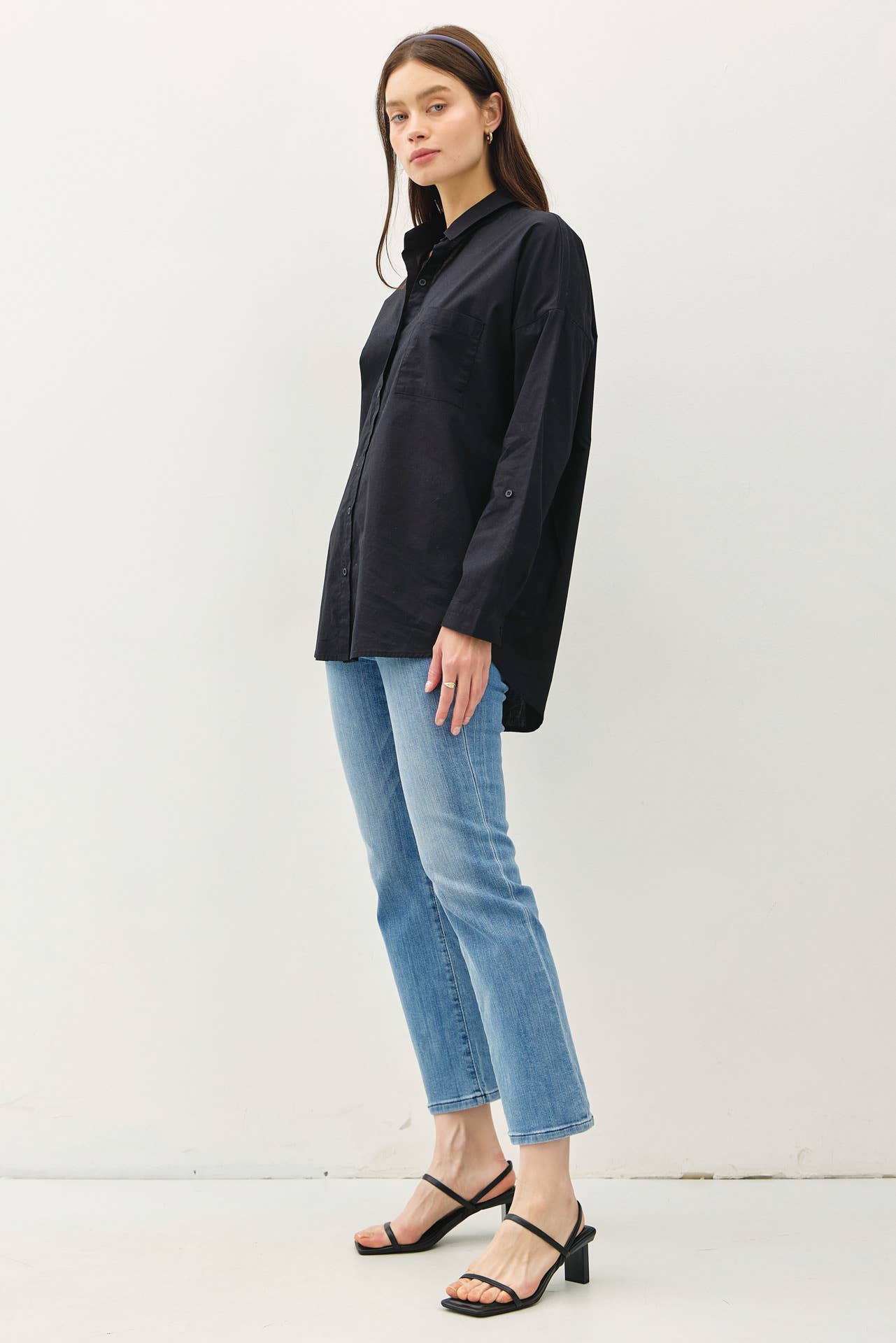 Julianne Oversized Cotton Shirt
