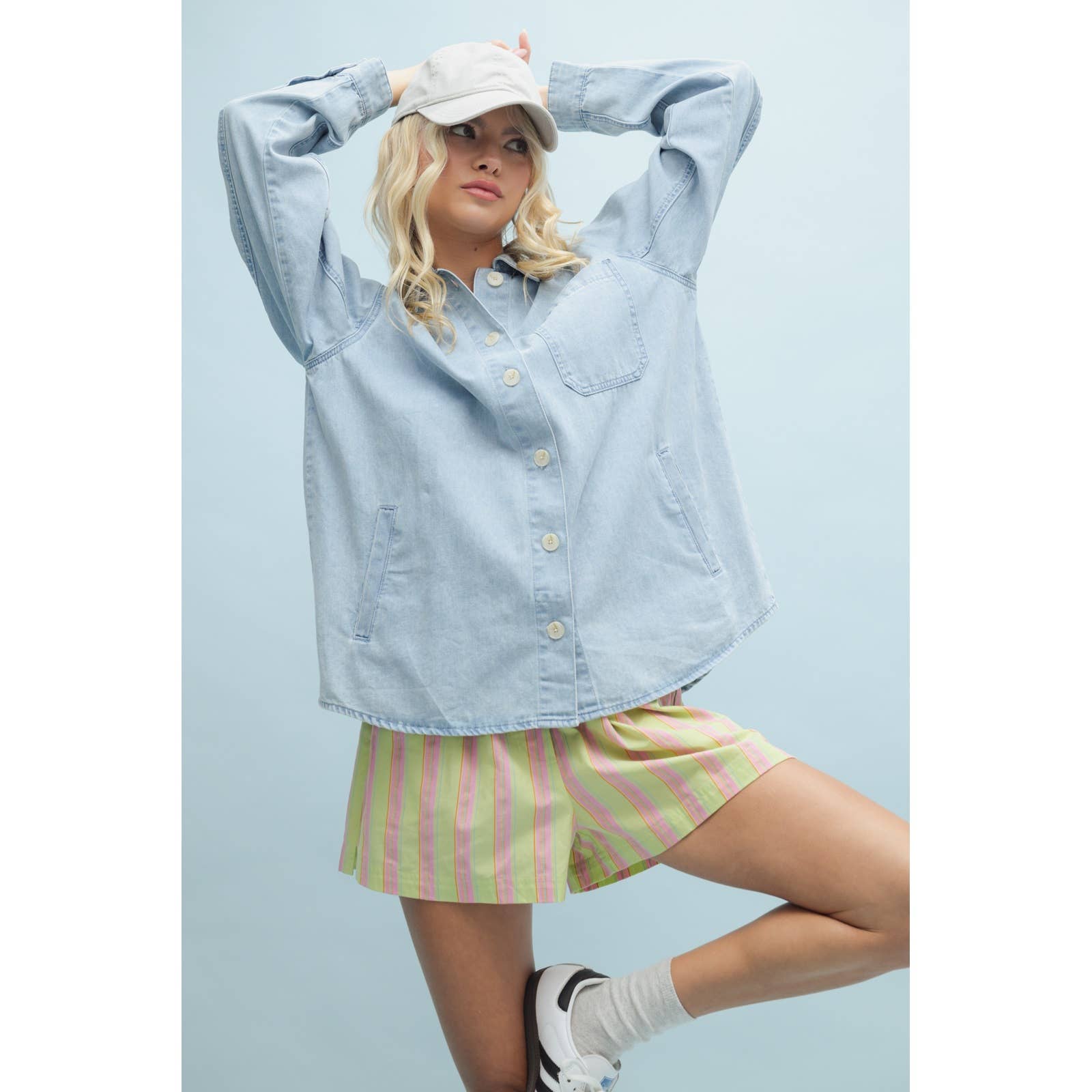 Mason Light Denim Shacket