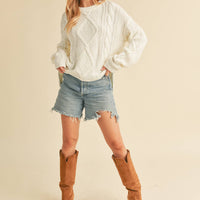 Adela Cable Knit Sweater