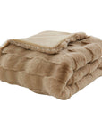 Faux Fur Velvet Throw Blanket
