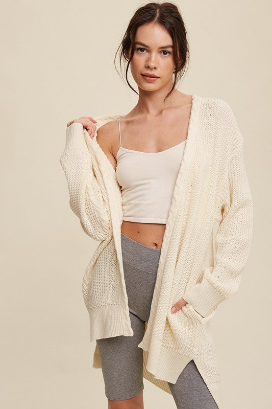 Collette Cable Knit Cardigan
