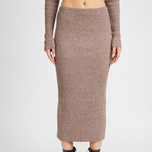 Ari Knit Maxi Skirt
