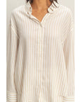 Hailee Striped Button-Up Shirt