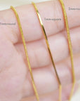 Ava Gold Round Chain Link Bracelet