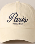 Paris Social Club Baseball Cap