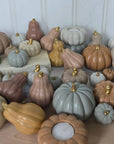 Concrete Pumpkins / White