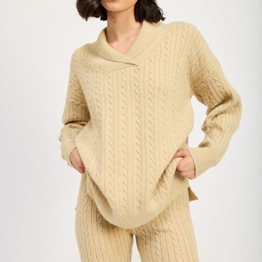 Cassie Cable Knit Sweater