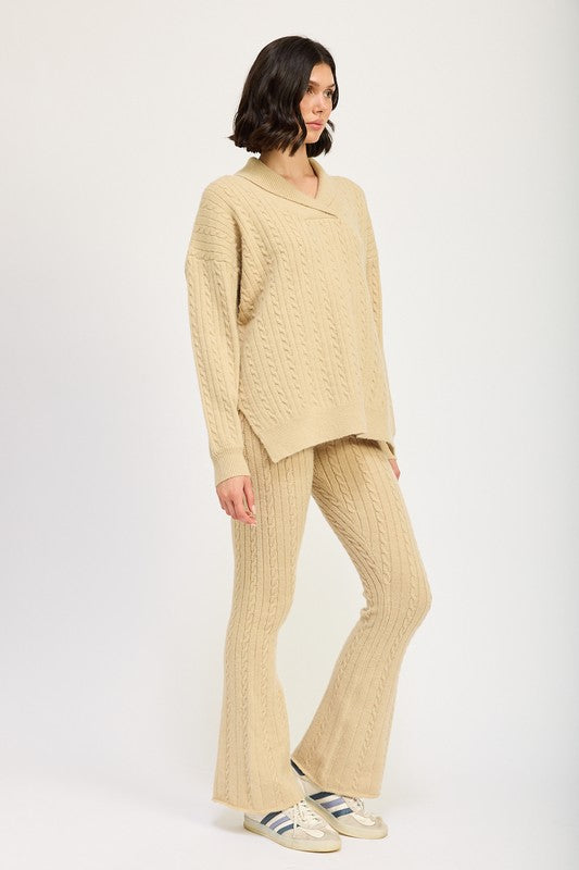 Cassie Cable Knit Sweater