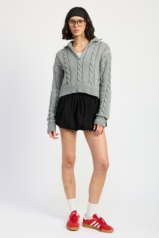 Chleo Cable Knit Sweater