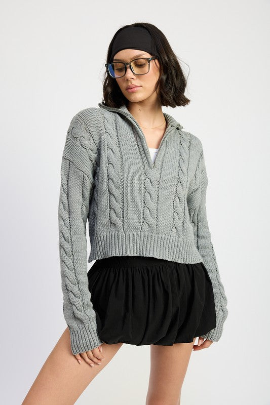 Chleo Cable Knit Sweater