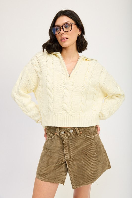 Chleo Cable Knit Sweater