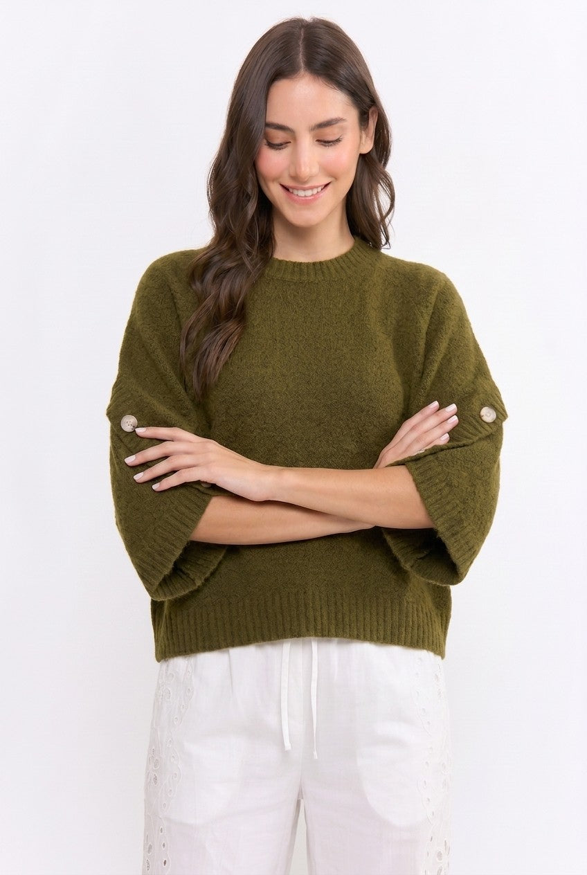 Erin Button Sweater