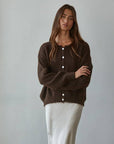 Marian- Knit Round Neck Cardigan