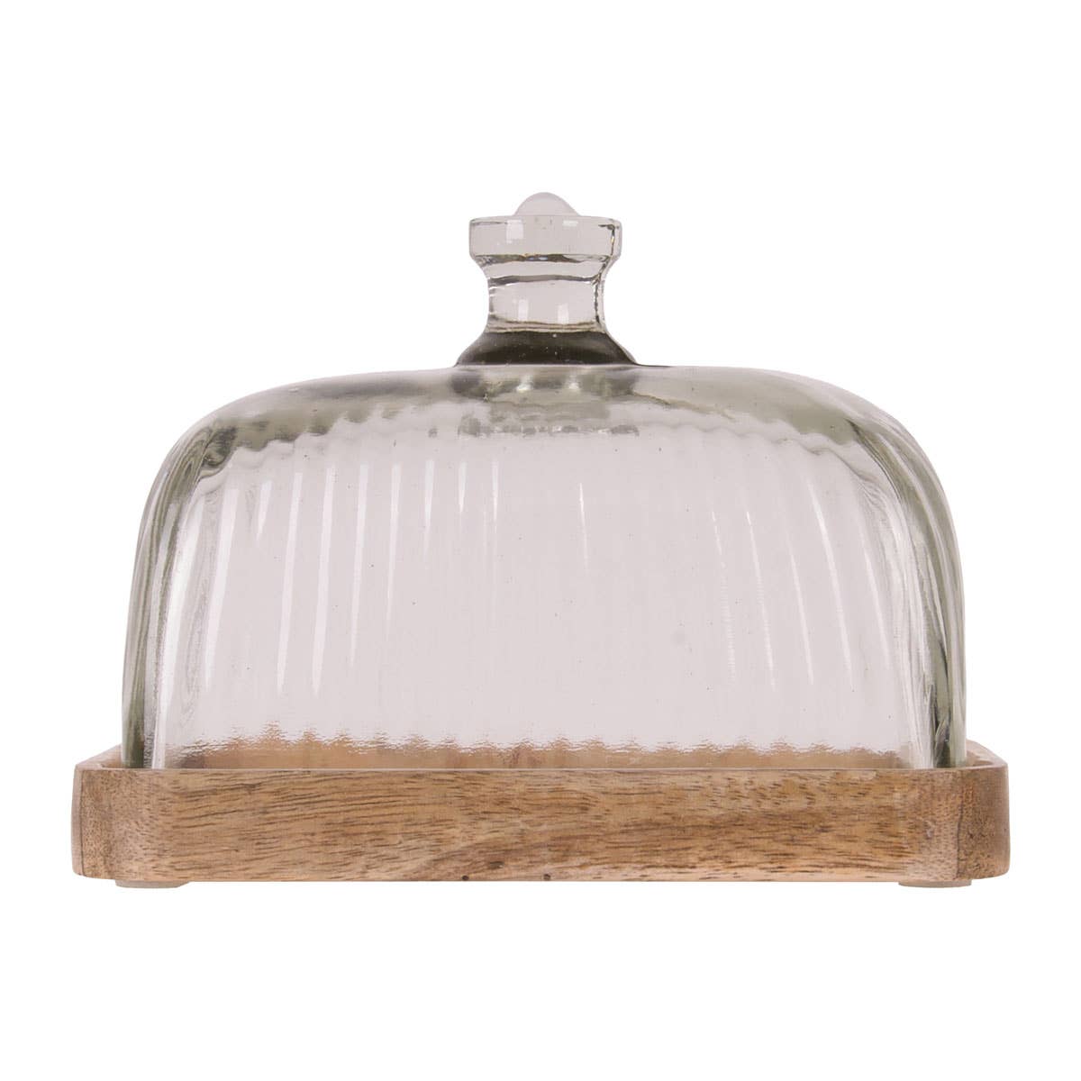 Lana Butter Dish Wood With Top - Cloth + Cabin