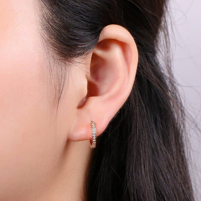Thin Mini Ear Huggie Hoop Earrings