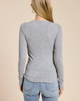 Madeleine Ribbed Long Sleeve Top