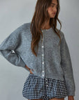 Marian- Knit Round Neck Cardigan