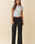 Natalie Wide Leg Denim Pants