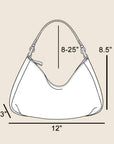 Two Tone Braided Zippered Hand Bag - Cloth + Cabin