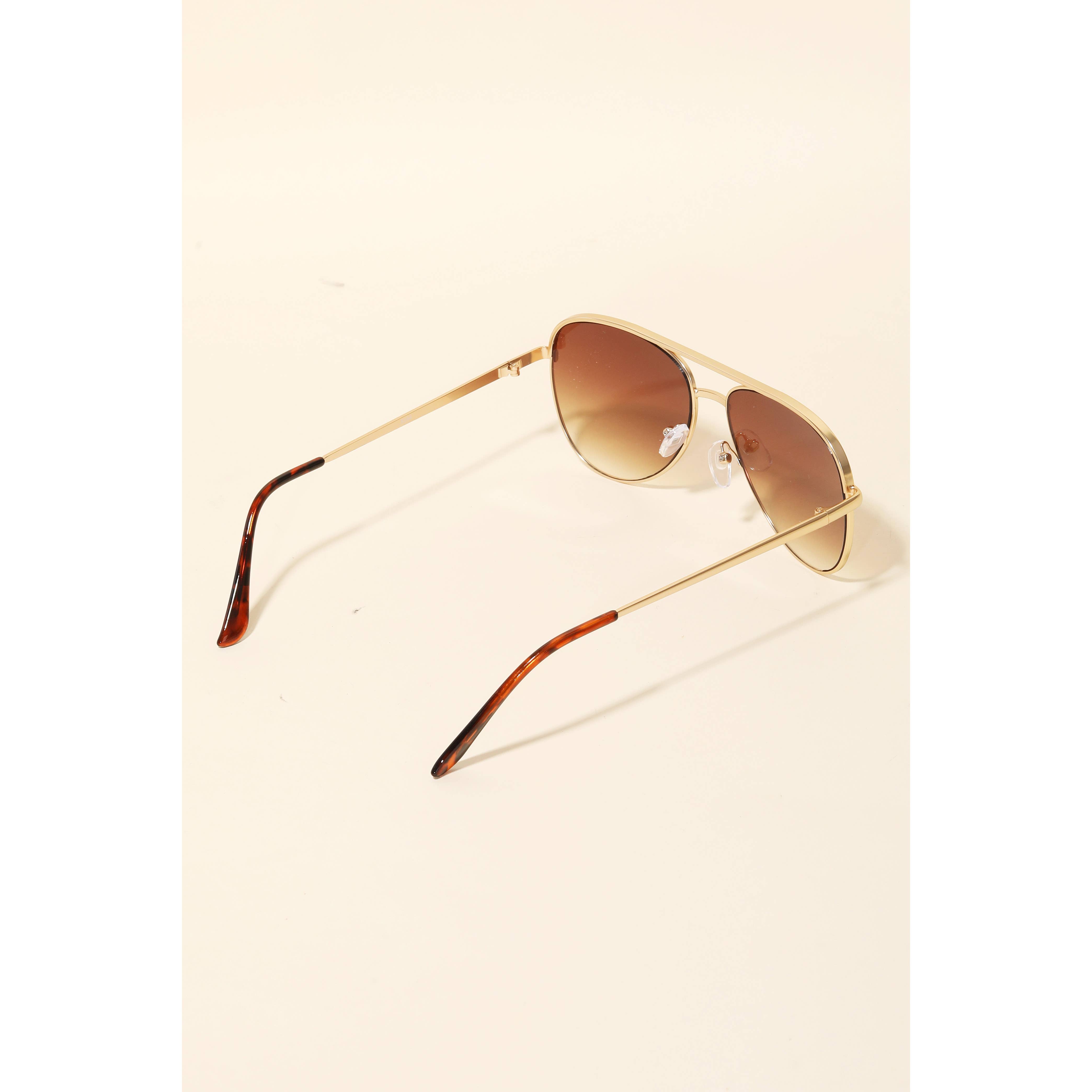 Classic Aviator Frame Sunglasses