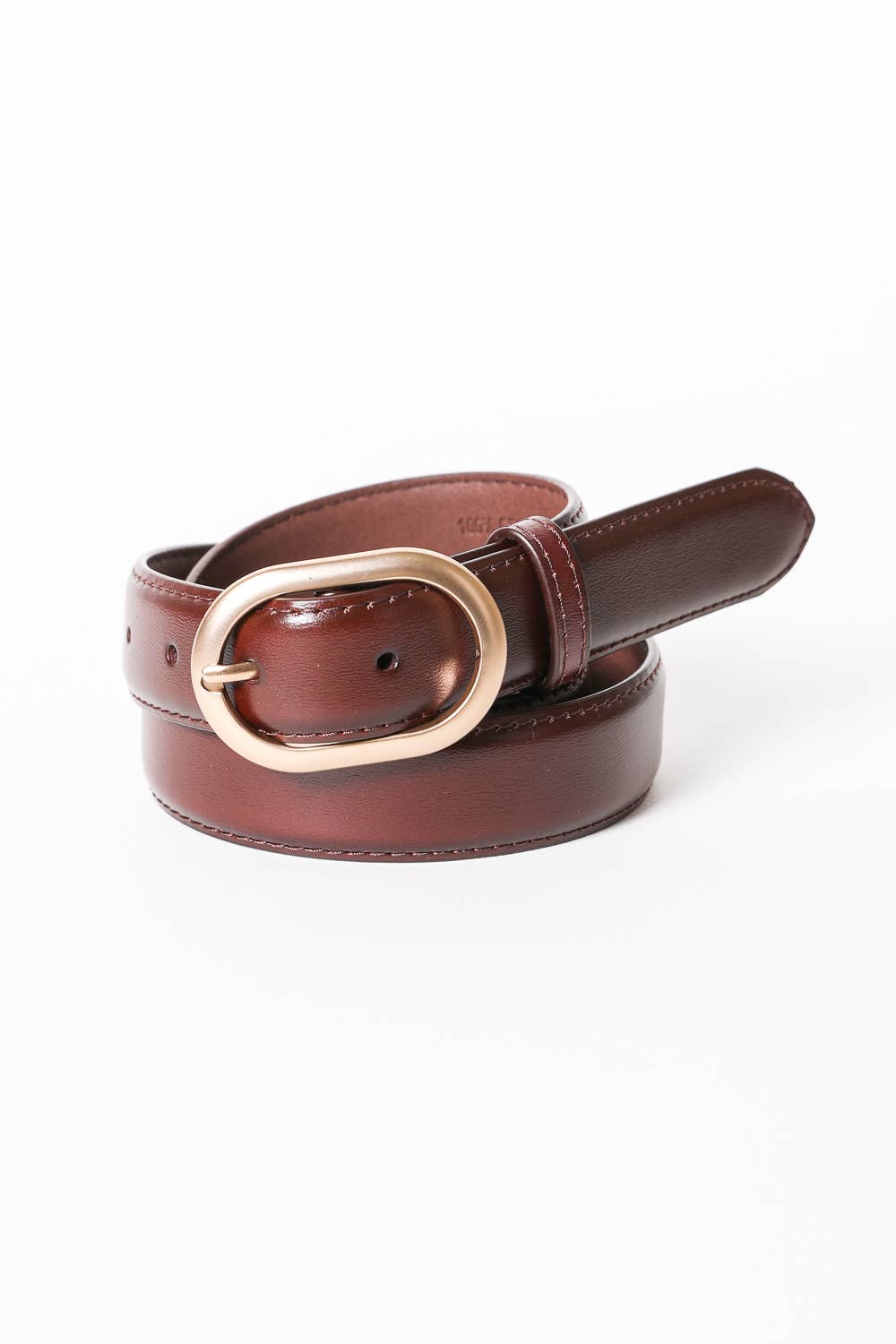 Oval Buckle Belt