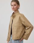 Monique Modern Cropped Utility Jacket