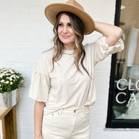 Beth Bubble Sleeve Top