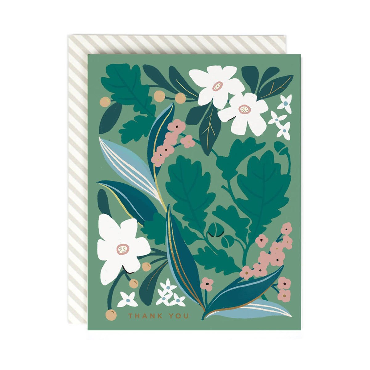 Daphne Floral Thank You Greeting Card - Cloth + Cabin