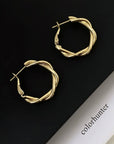 Spiral Hoop Earrings