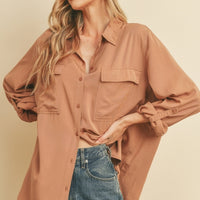 Apricot Oversized Shirt