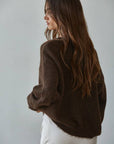 Marian- Knit Round Neck Cardigan