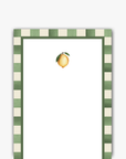 Lemon Watercolor Skinny Notepad - Cloth + Cabin