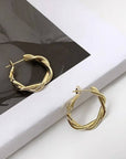 Spiral Hoop Earrings