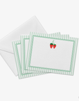 Strawberry Flat Notecards - Sets of 8 - Cloth + Cabin