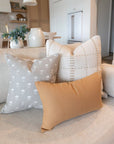 Fleur Gray Floral Pillow Cover - Cloth + Cabin