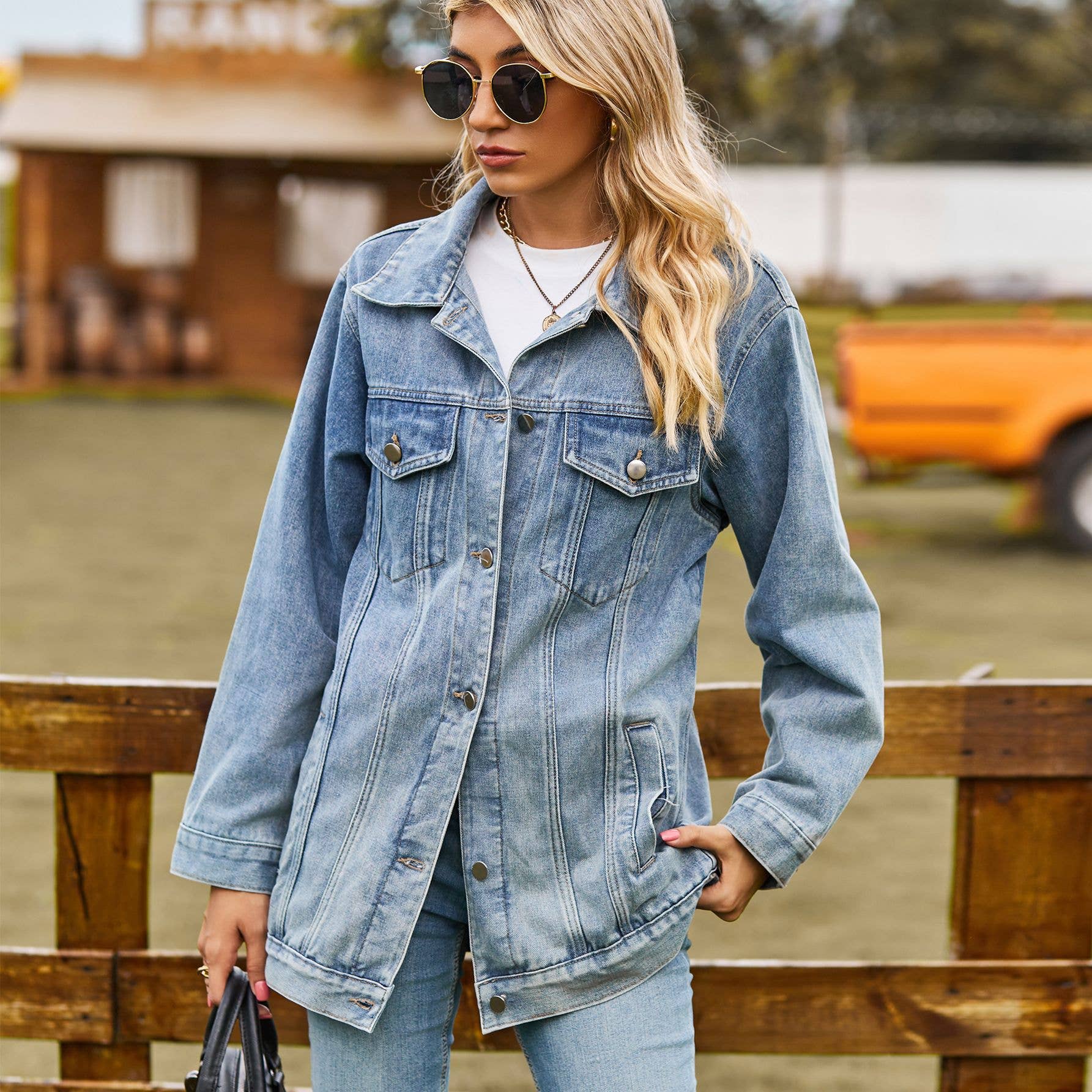 Vintage Fit Denim Jacket