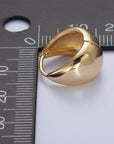 Chubby Band Hoops Huggie Earrings