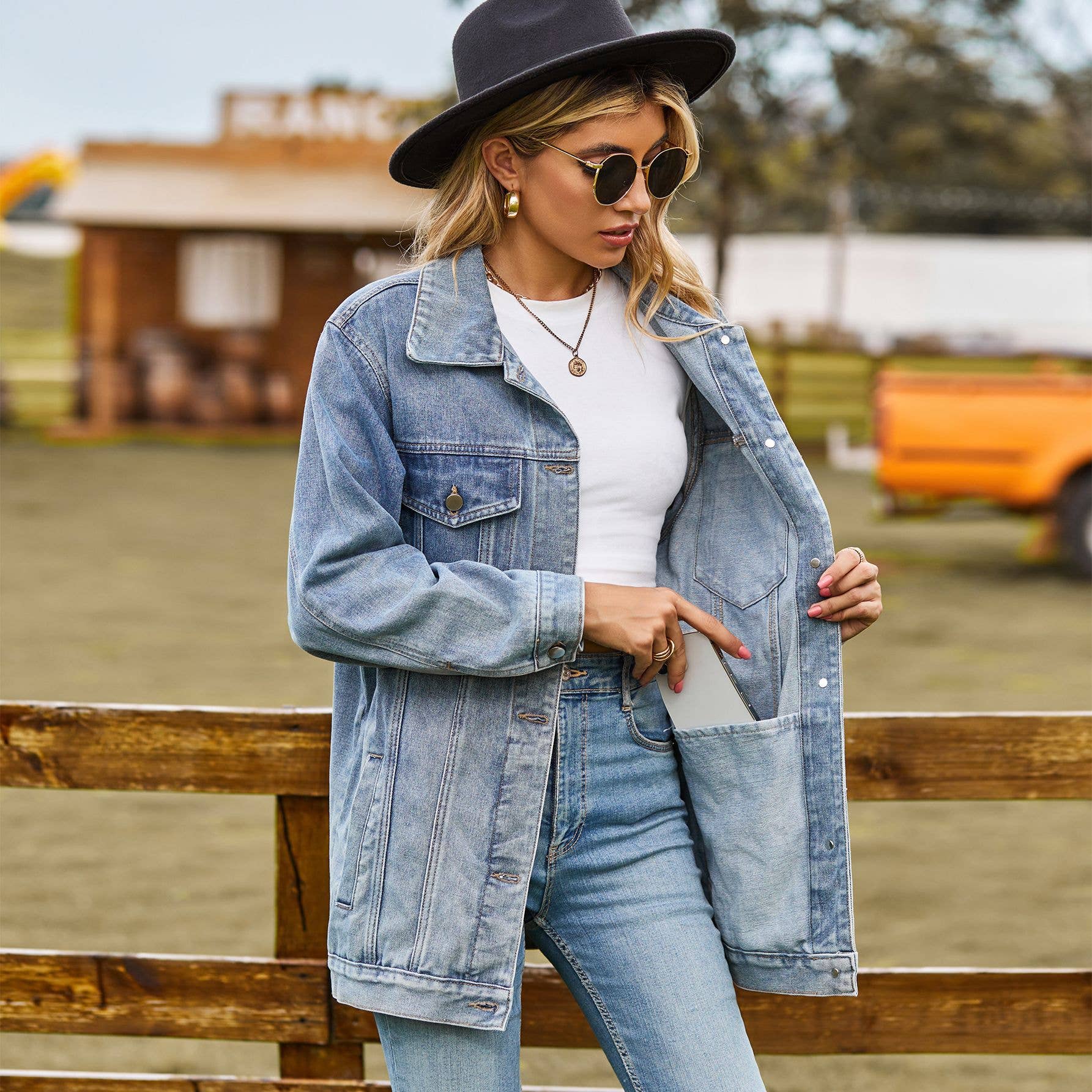 Vintage Fit Denim Jacket