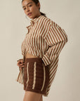 Anaya Stripe Button Up Shirt