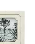 4x4 Nella Neoclassical Resin Photo Frame White