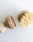 Natural Bamboo Pot & Dish Brush With Replaceable Head