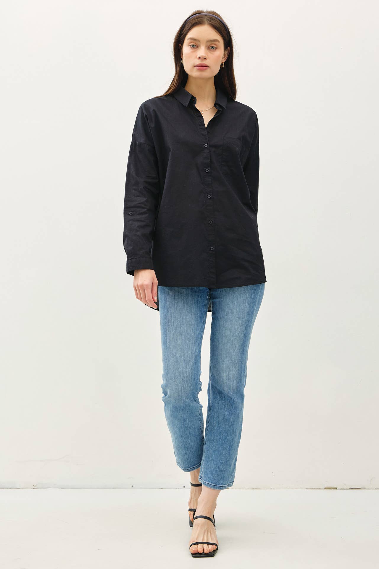 Julianne Oversized Cotton Shirt