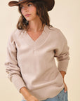 Tamara Oversized V-Neck Sweater