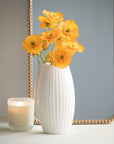 Cream Ceramic Modern Vase