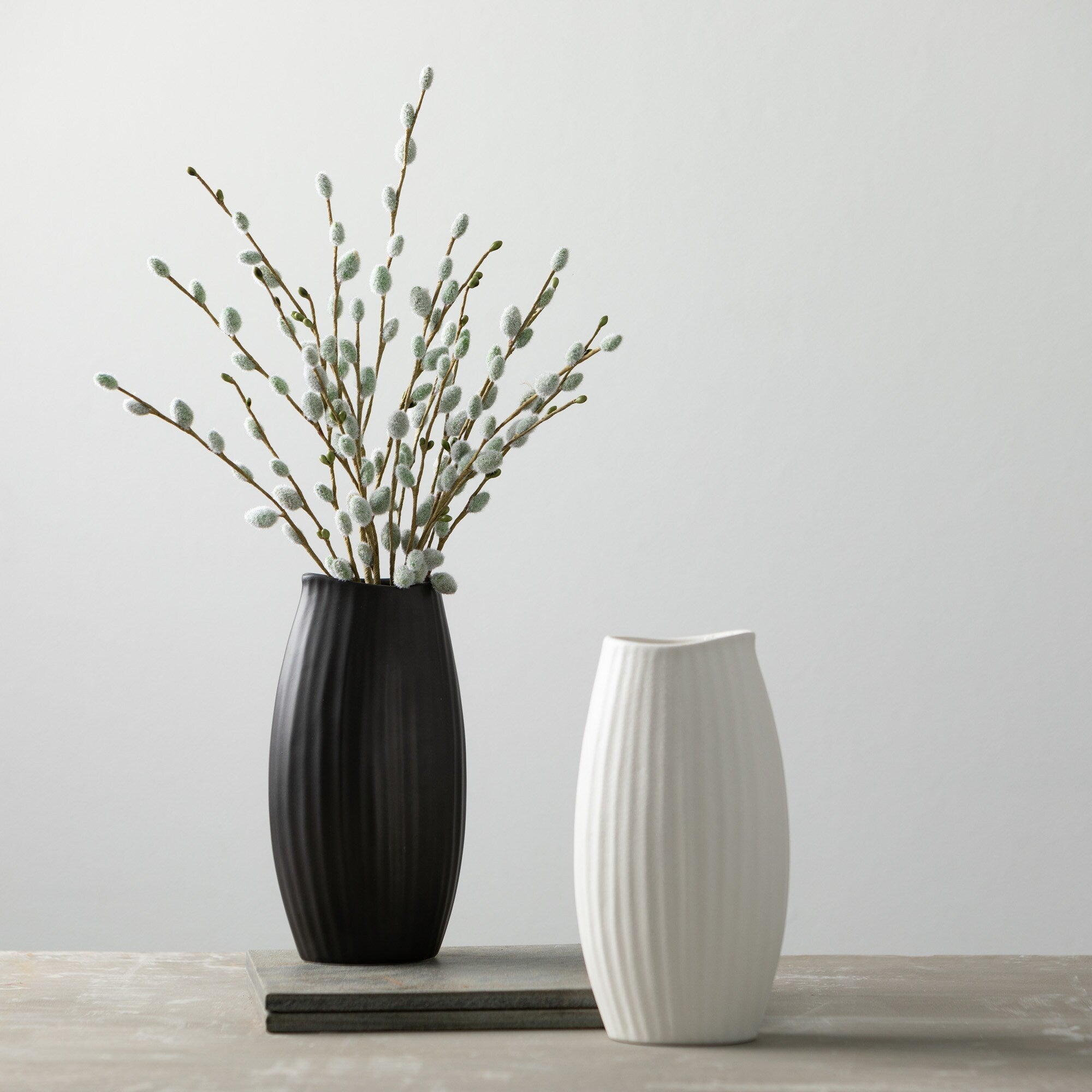 Cream Ceramic Modern Vase