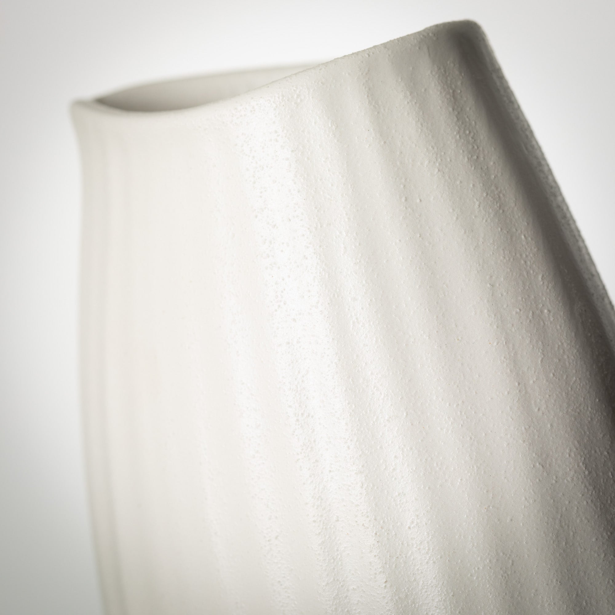 Cream Ceramic Modern Vase